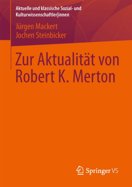 Zur Aktualitat von Robert K. Merton, PDF eBook