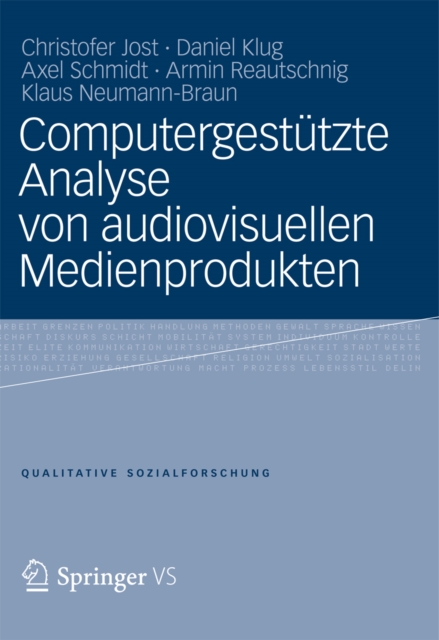 Computergestutzte Analyse von audiovisuellen Medienprodukten, PDF eBook