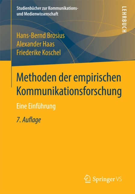 Methoden der empirischen Kommunikationsforschung : Eine Einfuhrung, PDF eBook