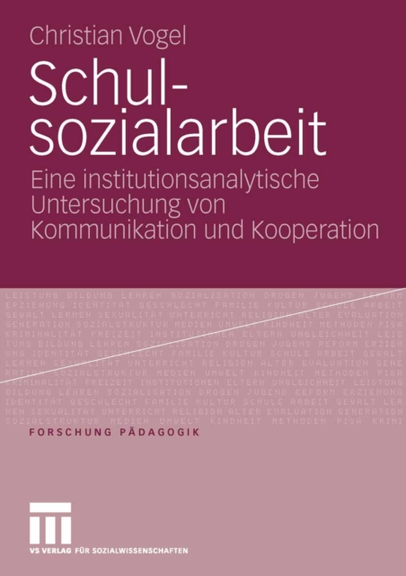 Schulsozialarbeit : Eine institutionsanalytische Untersuchung von Kommunikation und Kooperation, PDF eBook