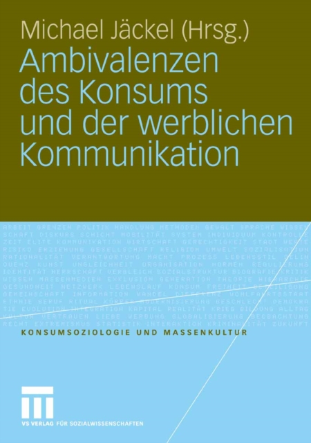 Ambivalenzen des Konsums und der werblichen Kommunikation, PDF eBook
