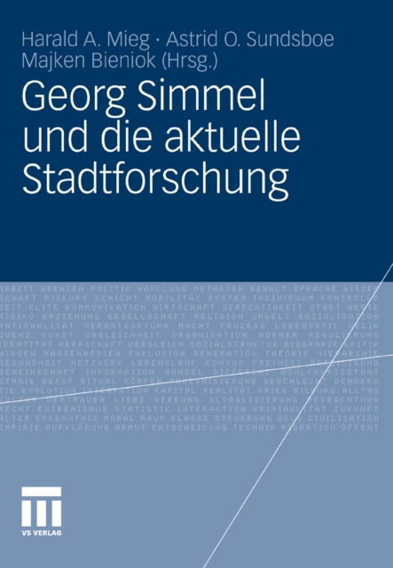Georg Simmel und die aktuelle Stadtforschung, PDF eBook