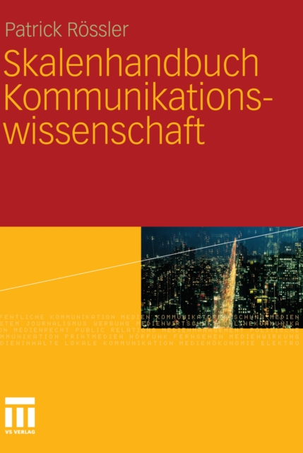 Skalenhandbuch Kommunikationswissenschaft, PDF eBook