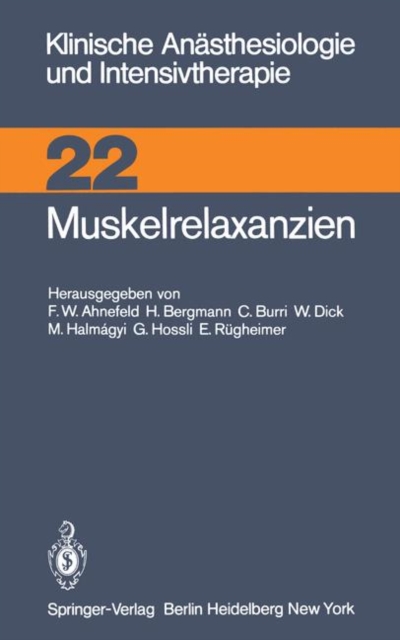 Muskelrelaxanzien, Paperback Book