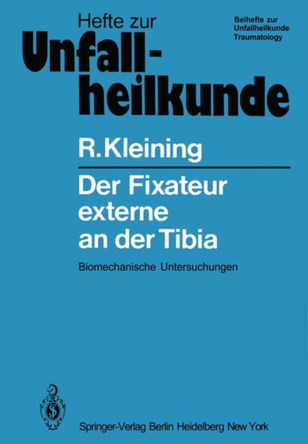 Der Fixateur Externe an Der Tibia, Paperback Book