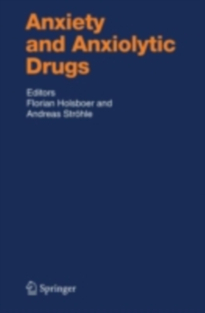 Anxiety and Anxiolytic Drugs, PDF eBook