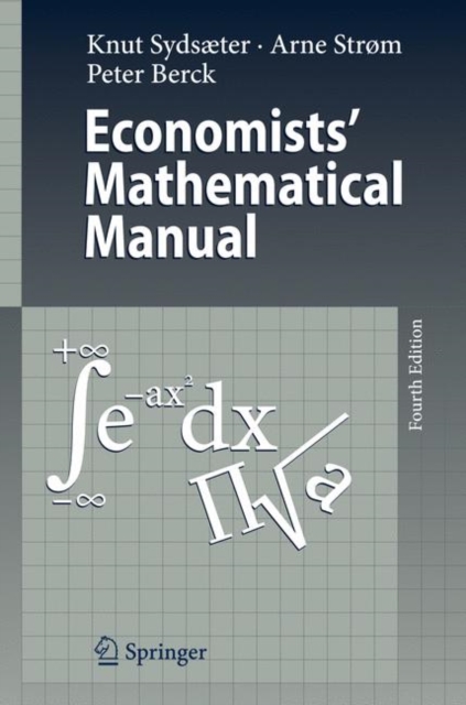 Economists' Mathematical Manual, PDF eBook
