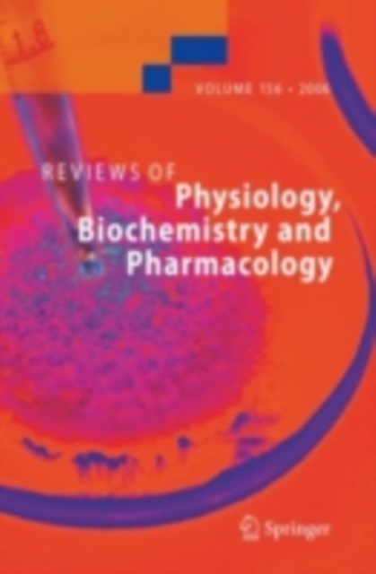Reviews of Physiology, Biochemistry and Pharmacology 156, PDF eBook
