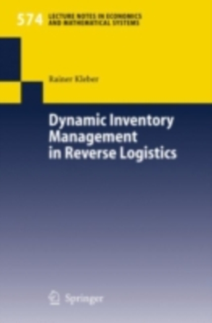 Dynamic Inventory Management in Reverse Logistics, PDF eBook