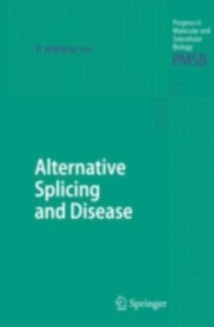 Alternative Splicing and Disease, PDF eBook