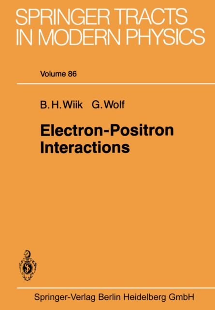 Electron-Positron Interactions, PDF eBook