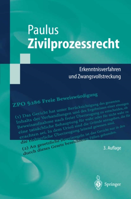 Zivilprozessrecht : Erkenntnisverfahren und Zwangsvollstreckung, PDF eBook