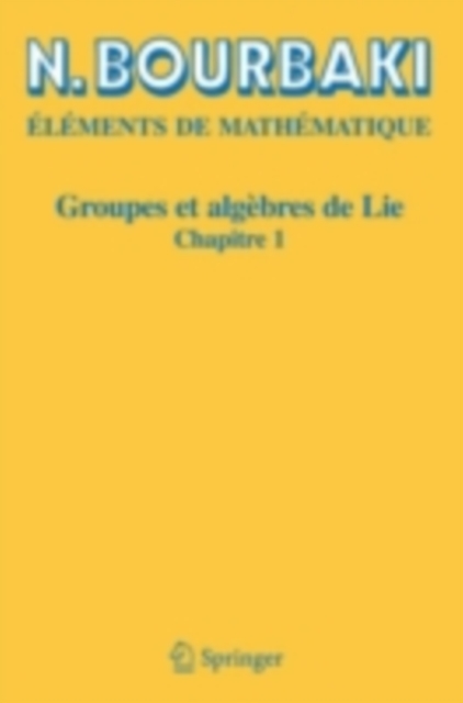 Groupes et algebres de Lie : Chapitre 1, PDF eBook