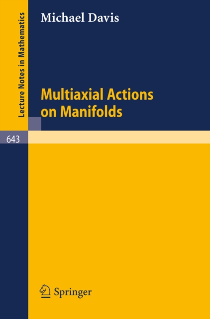 Multiaxial Actions on Manifolds, PDF eBook