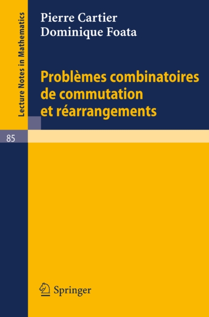 Problemes combinatoires de commutation et rearrangements, PDF eBook