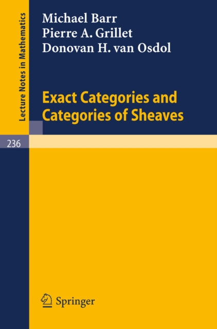 Exact Categories and Categories of Sheaves, PDF eBook