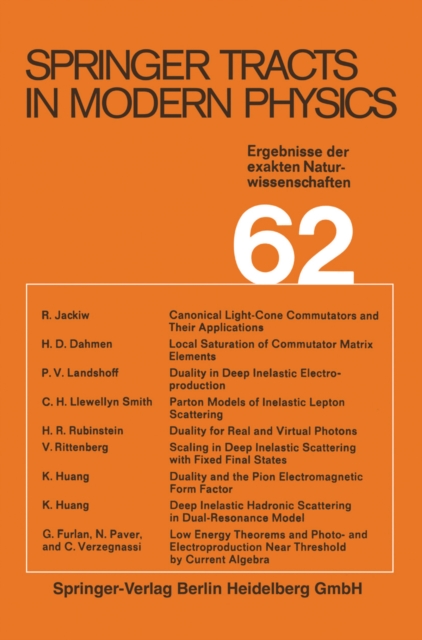 Photon-Hadron Interactions I : International Summer Institute in Theoretical Physics, Desy, July 12-24, 1971, PDF eBook