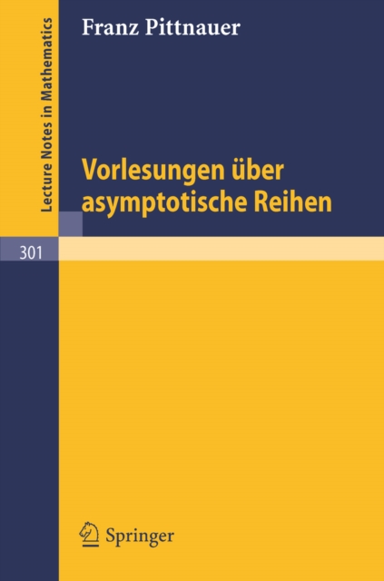 Vorlesungen uber asymptotische Reihen, PDF eBook