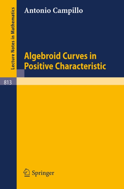 Algebroid Curves in Positive Characteristics, PDF eBook