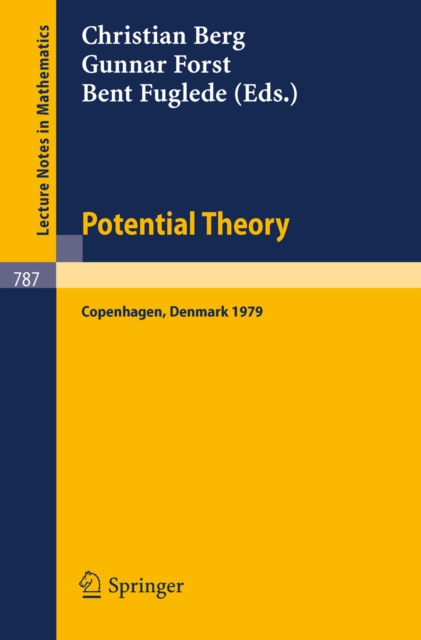 Potential Theory: Copenhagen 1979 : Proceedings of a Colloquium Held in Copenhagen, May 14-18, 1979, PDF eBook