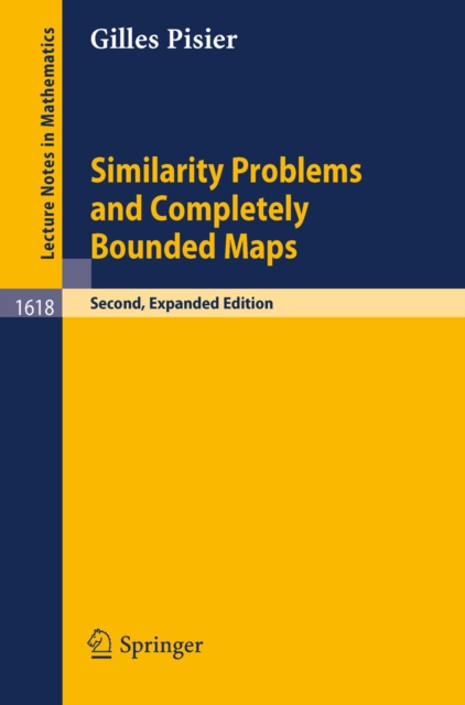 Similarity Problems and Completely Bounded Maps, PDF eBook