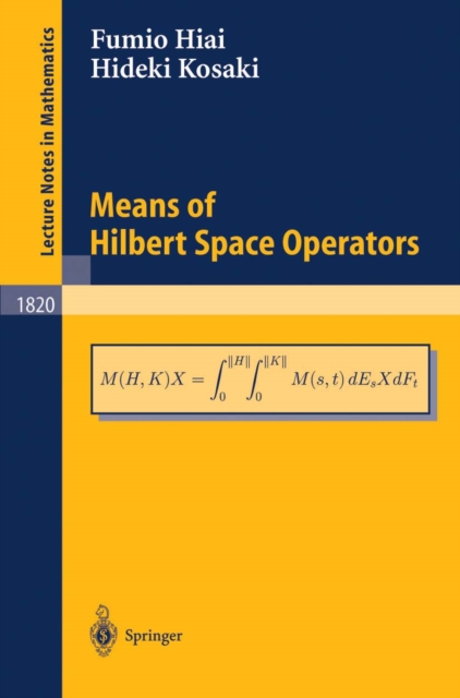 Means of Hilbert Space Operators, PDF eBook