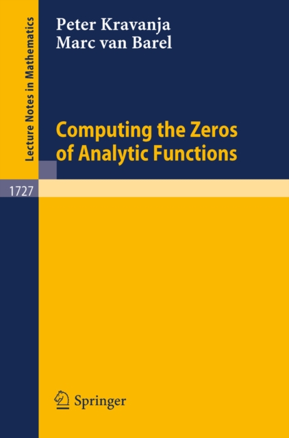 Computing the Zeros of Analytic Functions, PDF eBook
