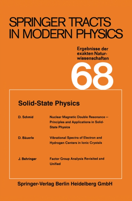 Solid-State Physics, PDF eBook