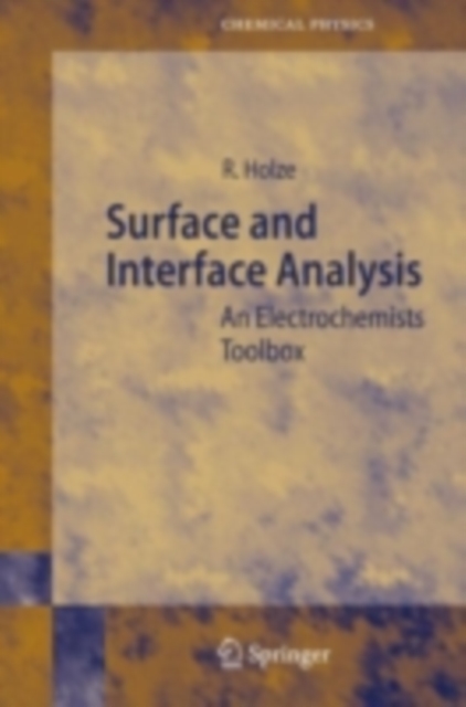 Surface and Interface Analysis : An Electrochemists Toolbox, PDF eBook