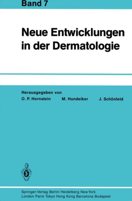Neue Entwicklungen in der Dermatologie, Paperback Book