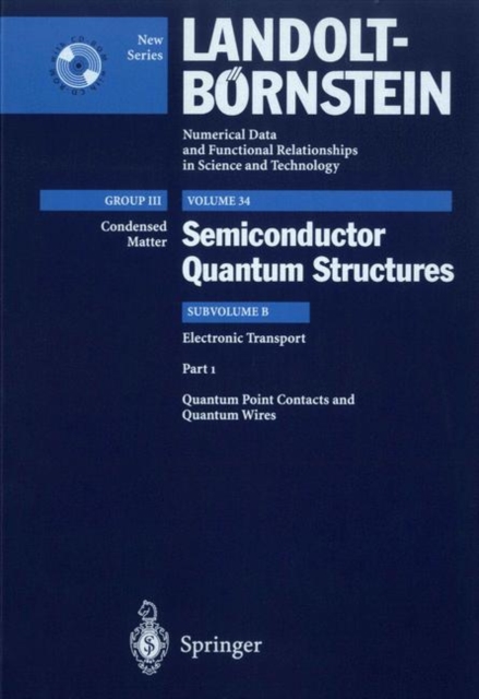 Quantum Point Contacts and Quantum Wires, Hardback Book