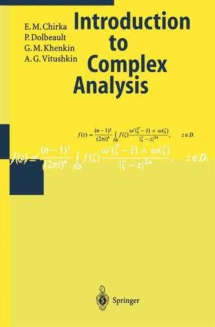 Introduction to Complex Analysis, Paperback / softback Book