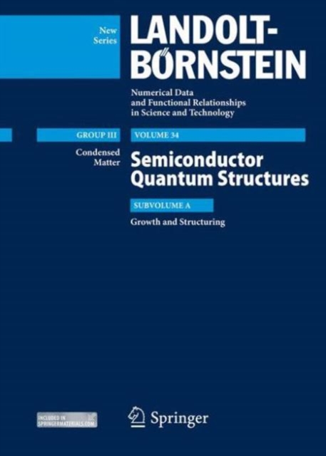 Semiconductor Quantum Structures - Growth and Structuring, Hardback Book