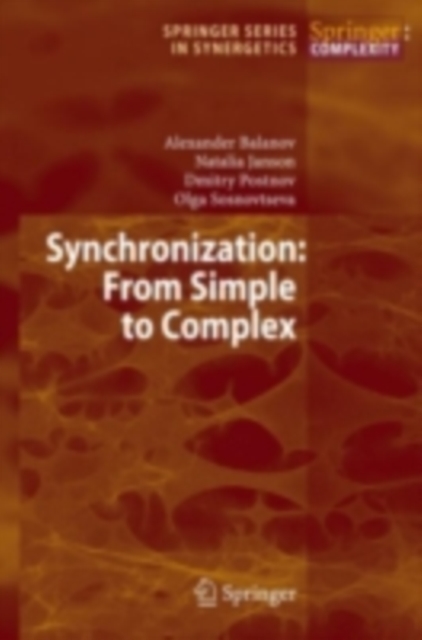 Synchronization : From Simple to Complex, PDF eBook