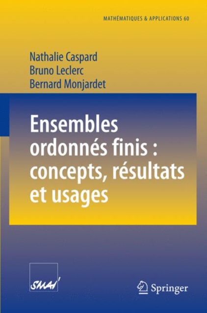 Ensembles ordonnes finis : concepts, resultats et usages, Paperback / softback Book