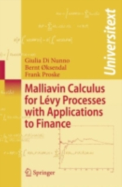 Malliavin Calculus for Levy Processes with Applications to Finance, PDF eBook