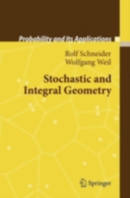 Stochastic and Integral Geometry, PDF eBook