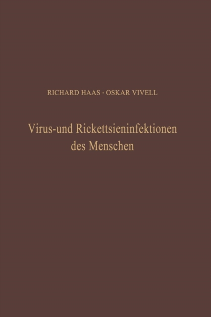 Virus- und Rickettsieninfektionen des Menschen, Paperback / softback Book