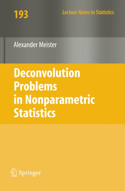 Deconvolution Problems in Nonparametric Statistics, PDF eBook