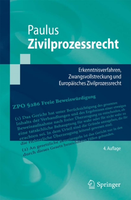 Zivilprozessrecht : Erkenntnisverfahren, Zwangsvollstreckung und Europaisches Zivilprozessrecht, PDF eBook