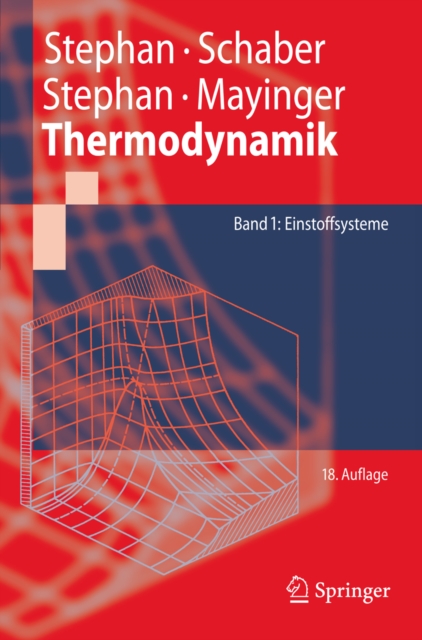 Thermodynamik : Grundlagen und technische Anwendungen Band 1: Einstoffsysteme, PDF eBook