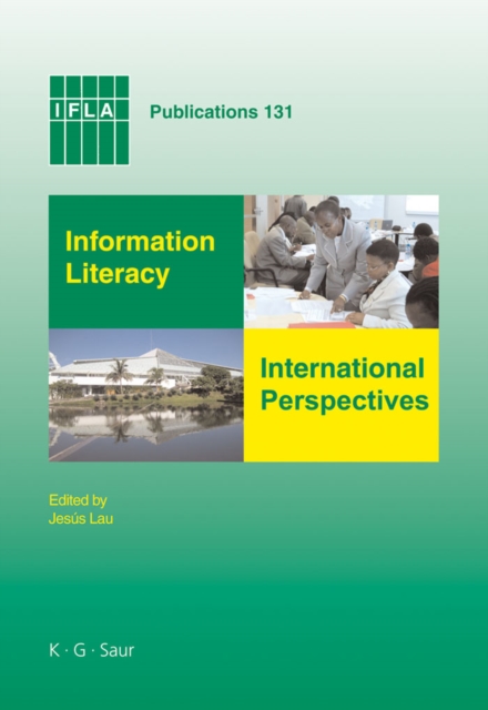 Information Literacy: International Perspectives, PDF eBook
