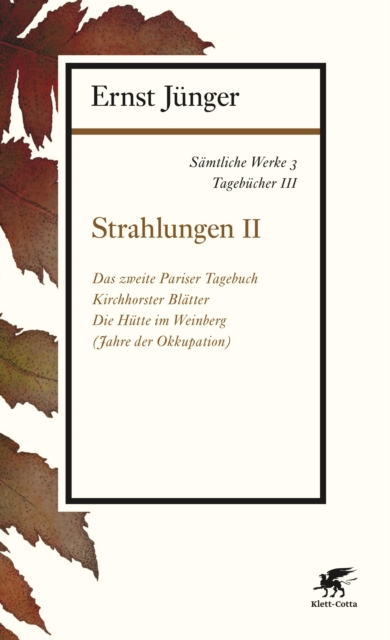 Samtliche Werke - Band 3 : Tagebucher III: Strahlungen II, EPUB eBook