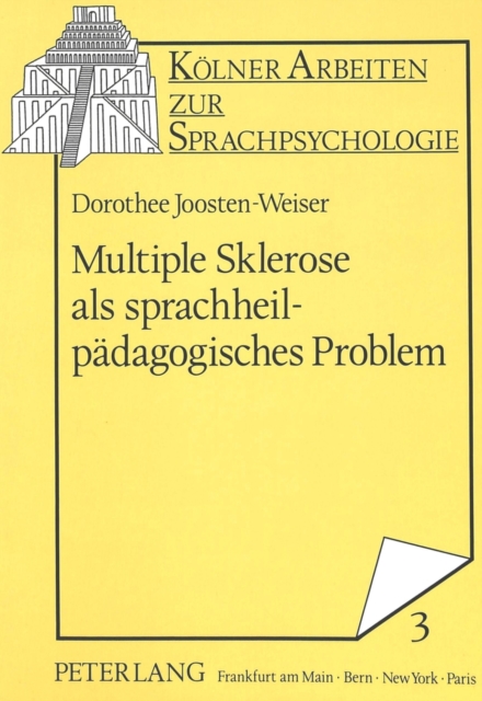 Multiple Sklerose als sprachheilpaedagogisches Problem, Paperback Book