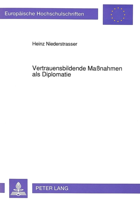 Vertrauensbildende Manahmen als Diplomatie, Paperback Book