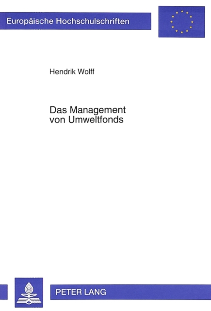 Das Management von Umweltfonds, Paperback Book