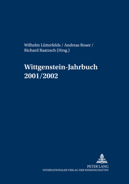 Wittgenstein-Jahrbuch 2001/2002, Paperback / softback Book