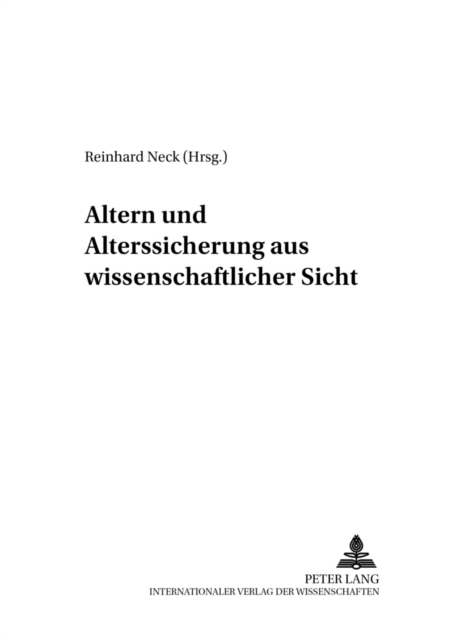 Altern Und Alterssicherung Aus Wissenschaftlicher Sicht, Paperback / softback Book