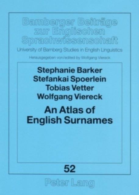 An Atlas of English Surnames, Paperback / softback Book