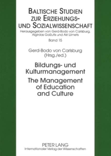 Bildungs- und Kulturmanagement- The Management of Education and Culture, Paperback / softback Book
